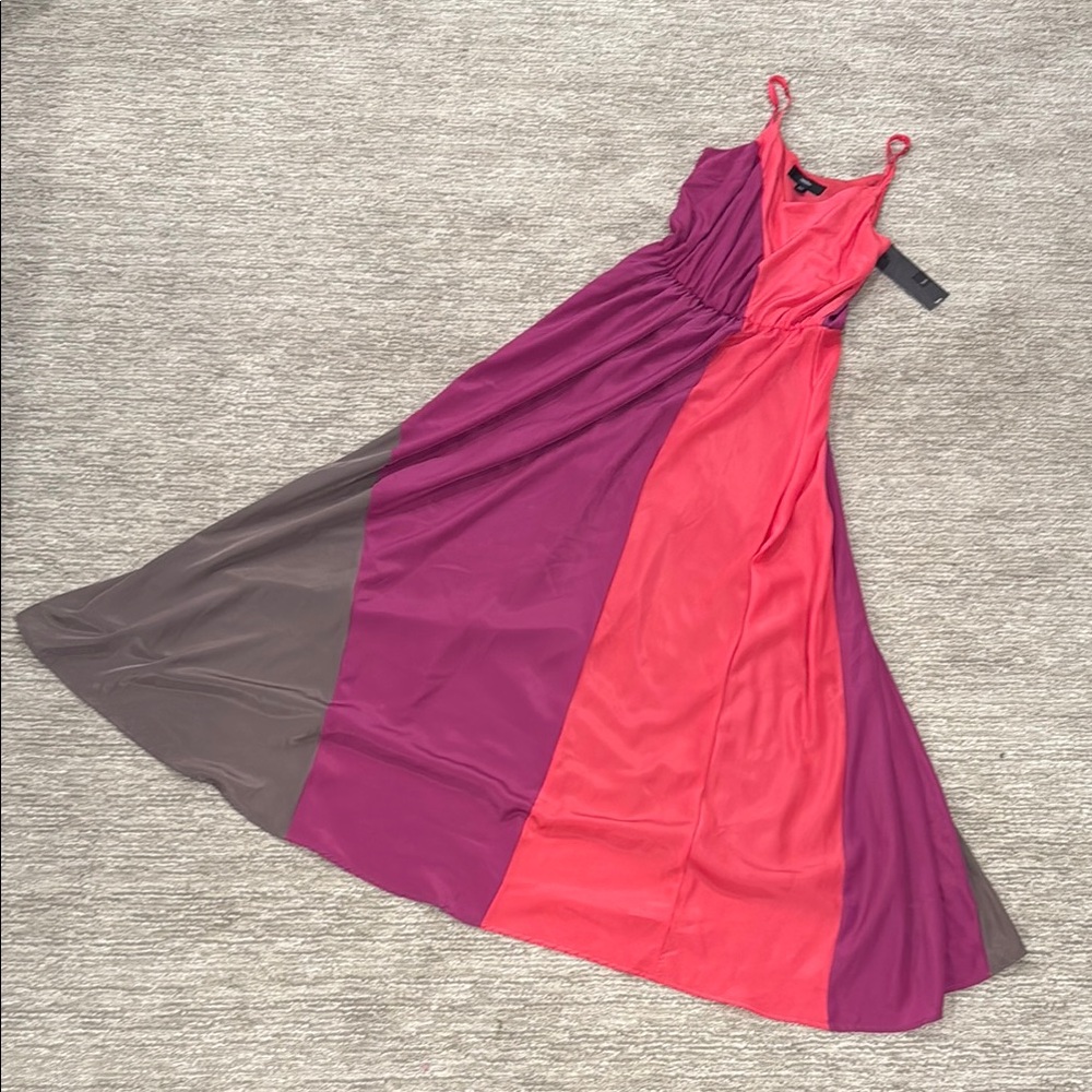 Mossimo Supply Co Pink Spaghetti Strap Sundress Maxi